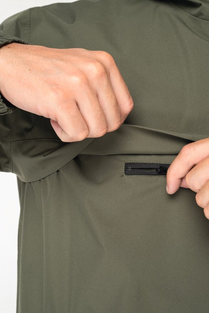 Native Spirit Ecologisch waterdicht Windjack voor hem en haar | Organic Khaki Native Spirit Ecologisch waterdicht Windjack voor hem en haar | Organic Khaki