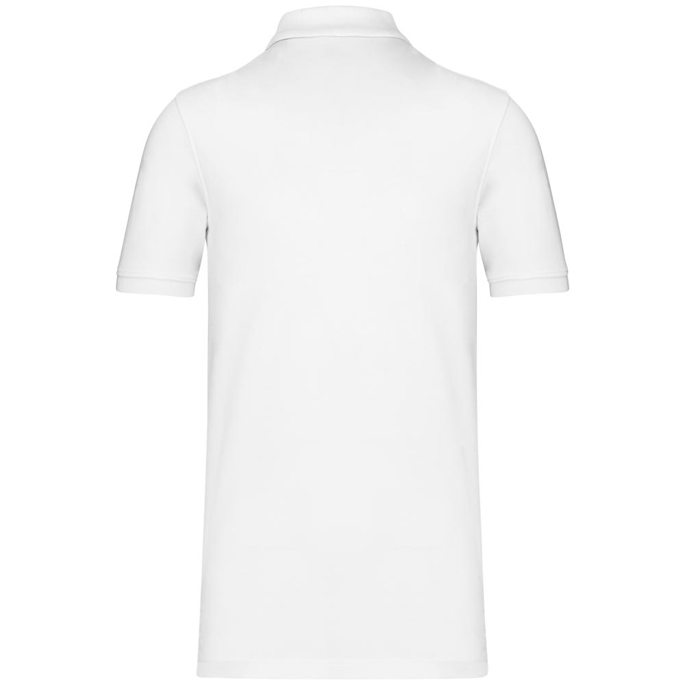 Kariban Polo van Biokatoen│Heren│Wit