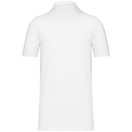 Kariban Polo van Biokatoen│Heren│Wit