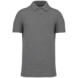 Kariban Polo van Biokatoen│Heren│Grijs gemêleerd