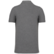 Kariban Polo van Biokatoen│Heren│Grijs gemêleerd