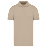 Kariban Polo van Biokatoen│Heren│Licht Sand