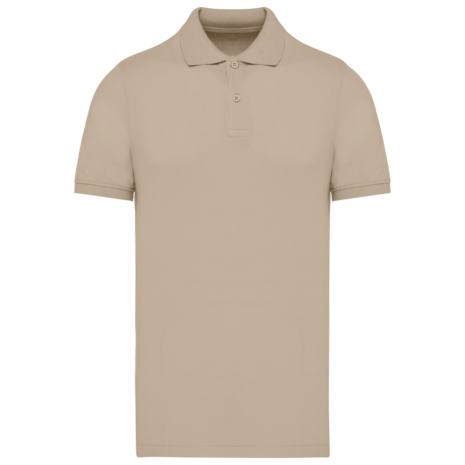 Kariban Polo van Biokatoen│Heren│Licht Sand