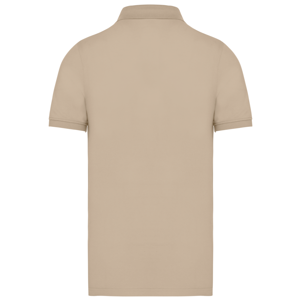 Kariban Polo van Biokatoen│Heren│Licht Sand