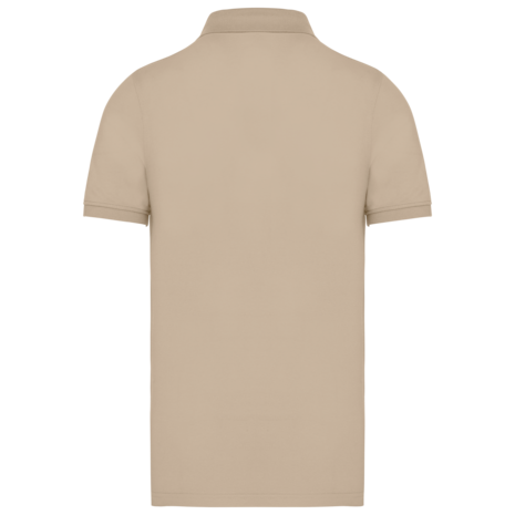 Kariban Polo van Biokatoen│Heren│Licht Sand