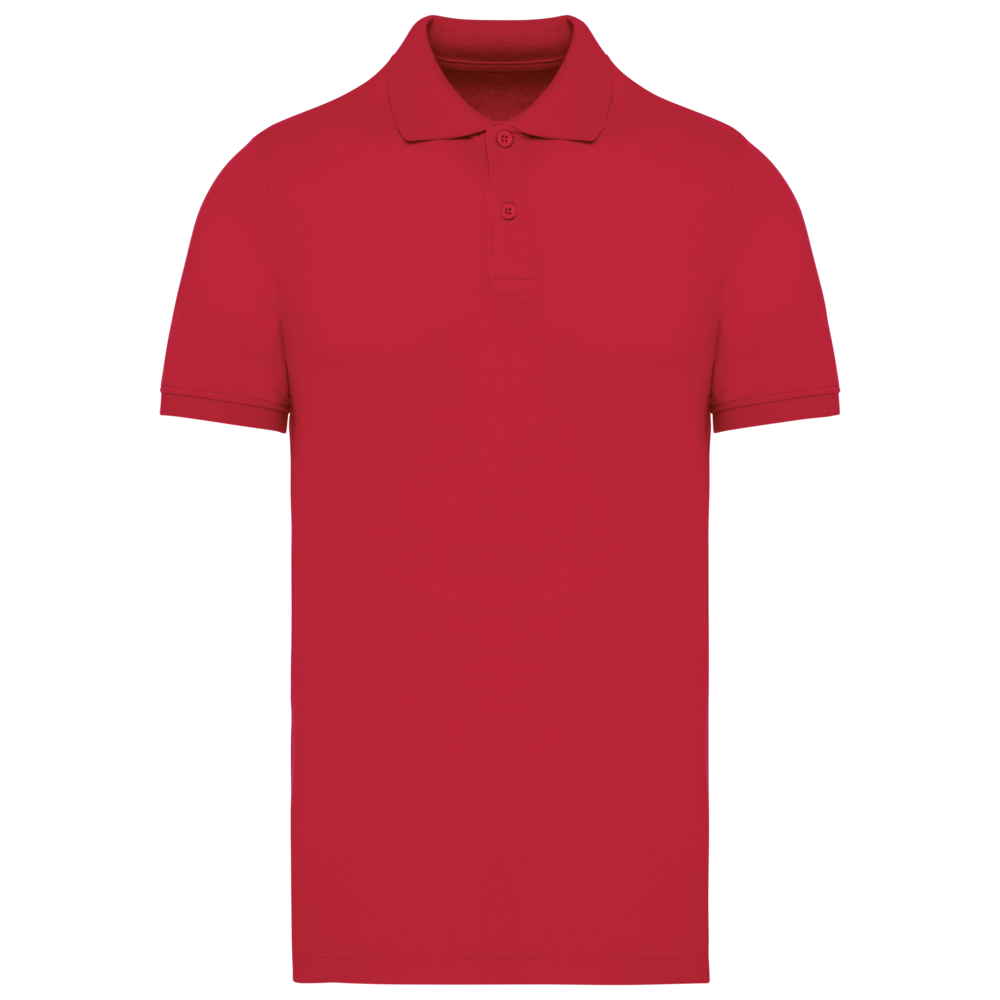 Kariban Polo van Biokatoen│Heren│Rood