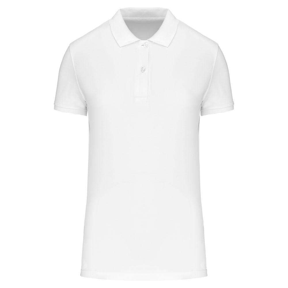Kariban Polo van Biokatoen│Dames│White