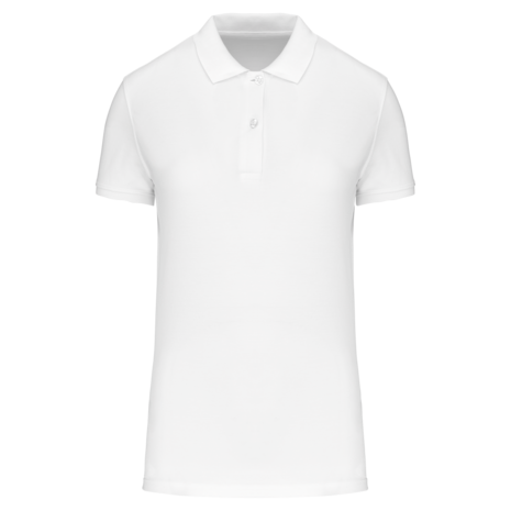 Kariban Polo van Biokatoen│Dames│White
