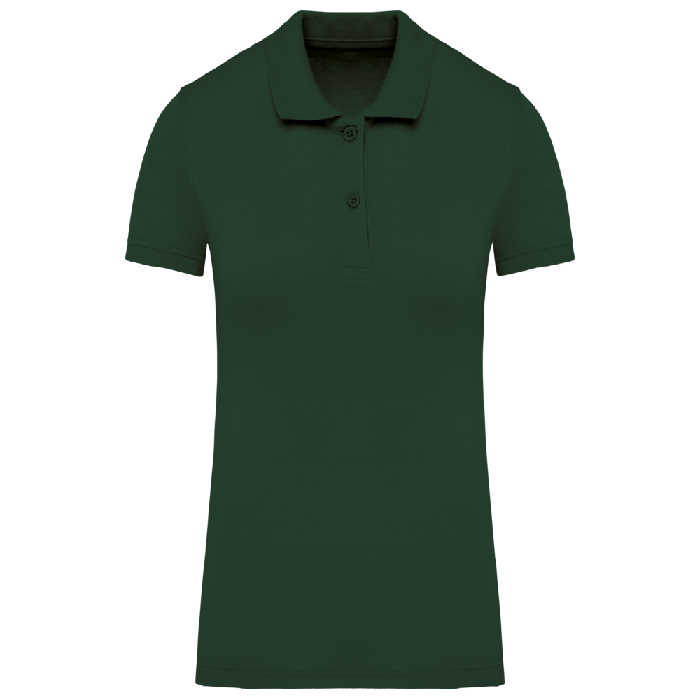 Kariban Polo van Biokatoen│Dames│Forest Green