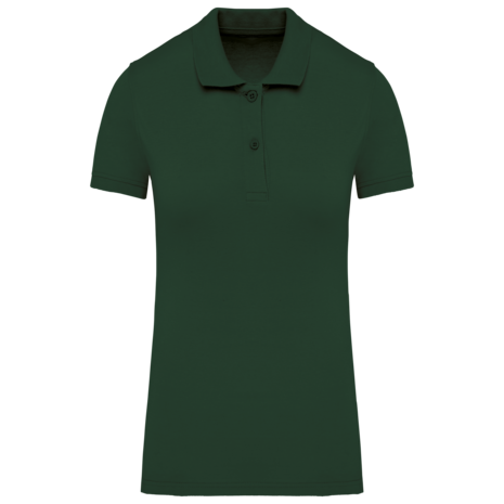 Kariban Polo van Biokatoen│Dames│Forest Green