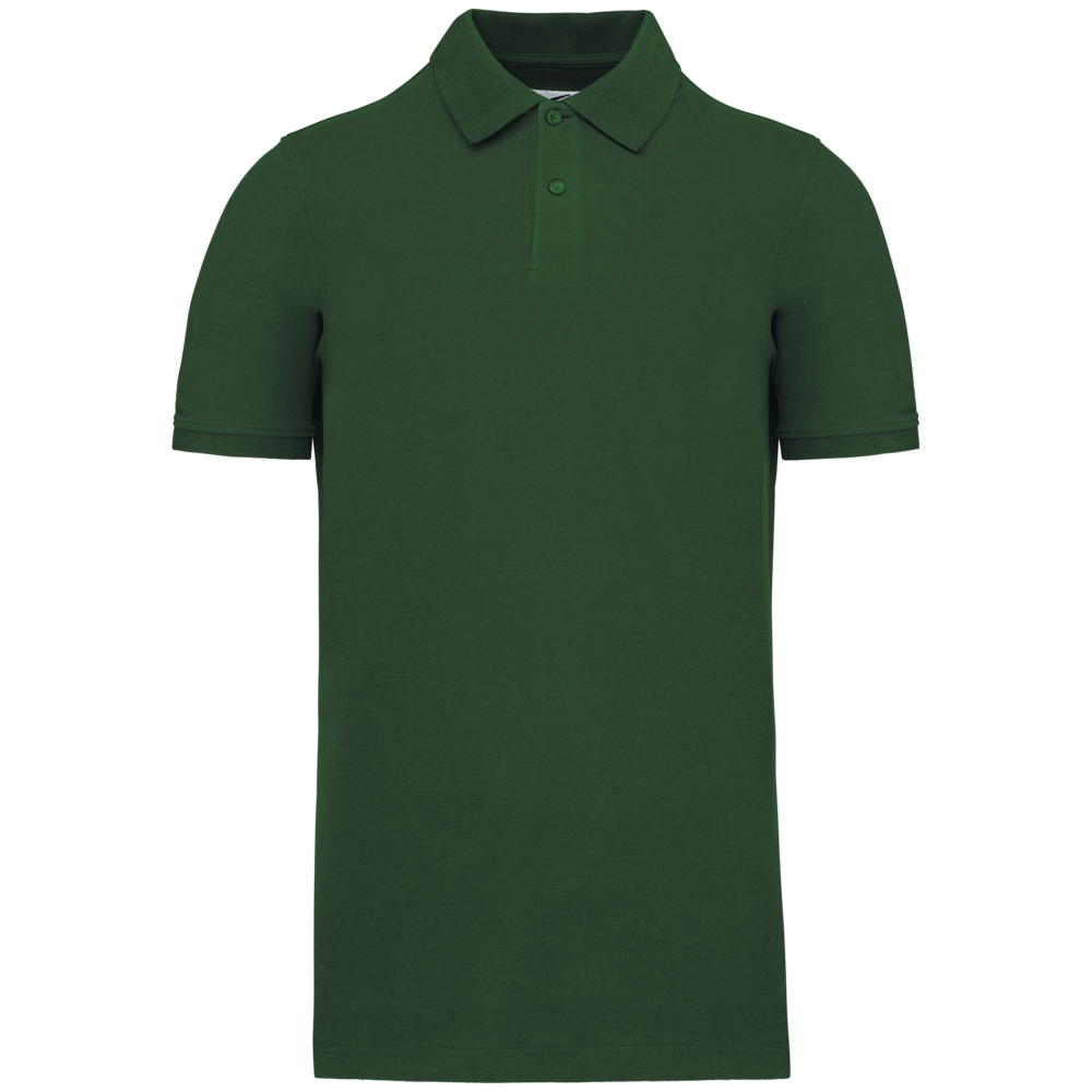 Kariban Polo van Biokatoen│Heren│Forest Green