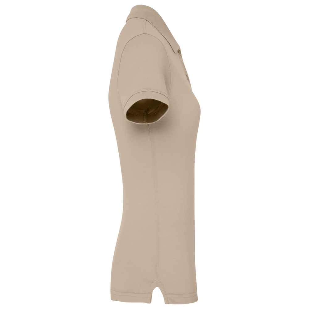 Kariban Polo van Biokatoen│Dames│Light Sand