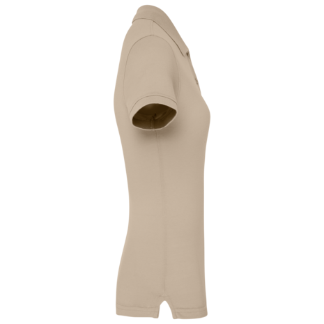 Kariban Polo van Biokatoen│Dames│Light Sand