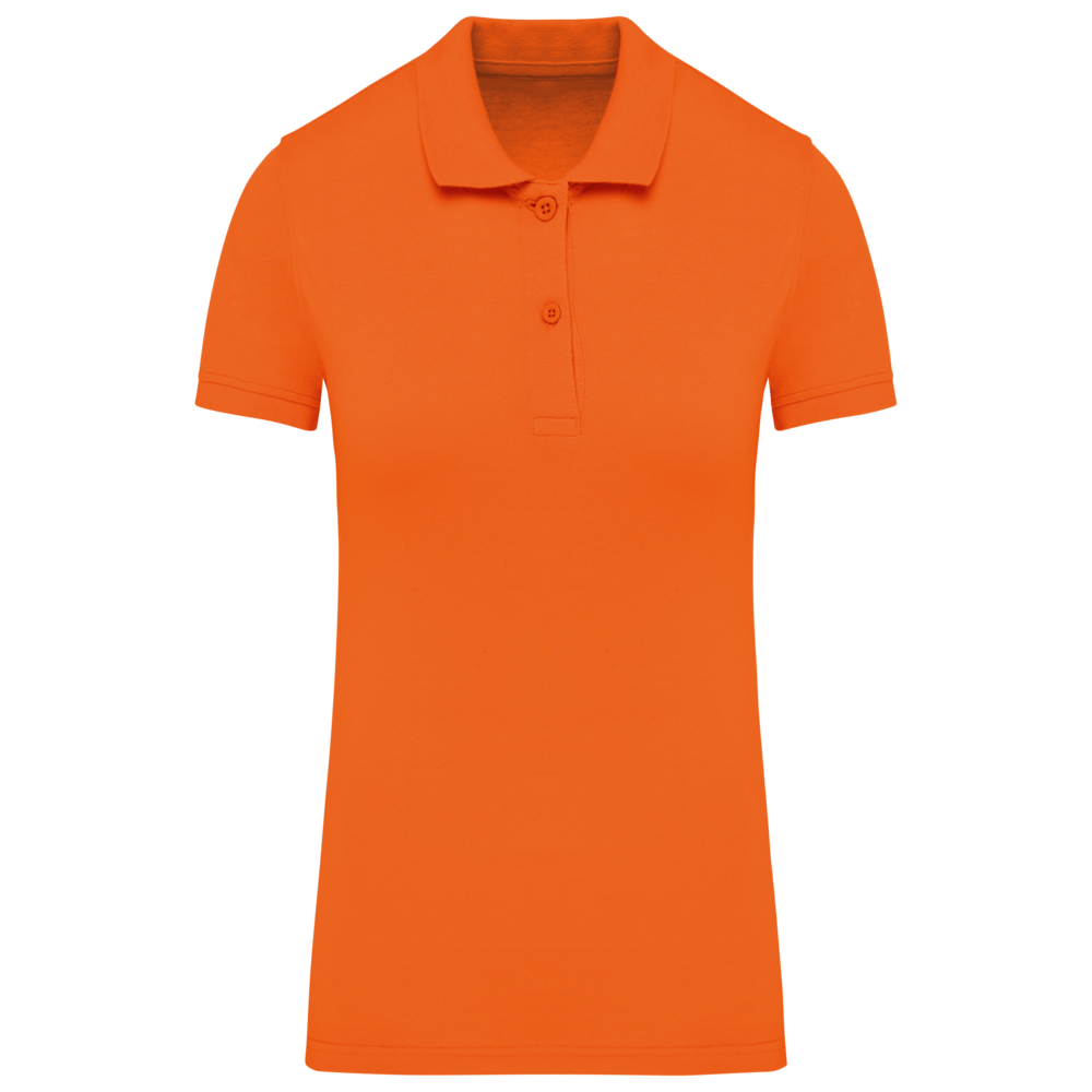 Kariban Polo van Biokatoen│Dames│Oranje