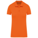 Kariban Polo van Biokatoen│Dames│Oranje