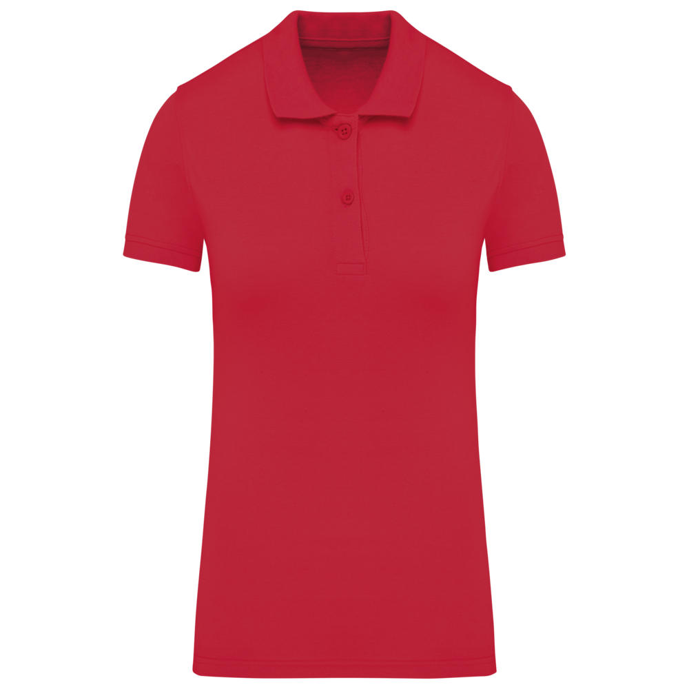 Kariban Polo van Biokatoen│Dames│Red