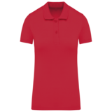Kariban Polo van Biokatoen│Dames│Red