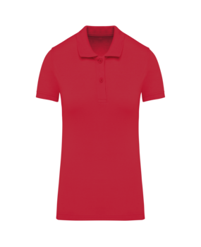 Kariban Polo van Biokatoen│Dames│Red