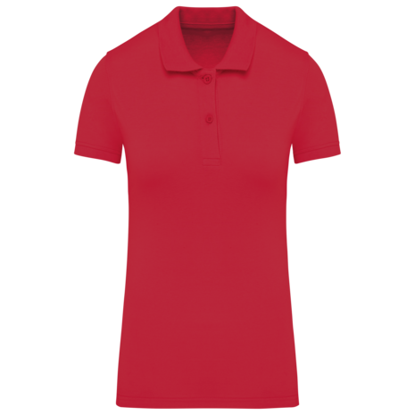 Kariban Polo van Biokatoen│Dames│Red