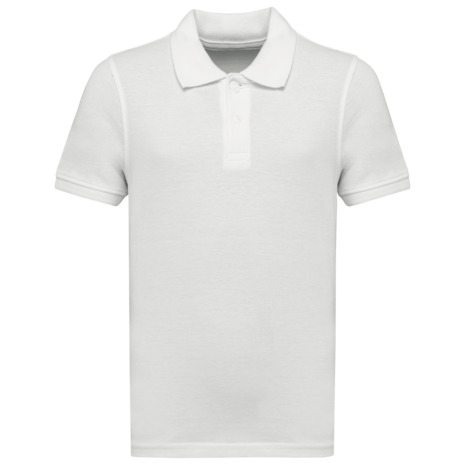 Kariban Polo van Biokatoen│Kinderen│White