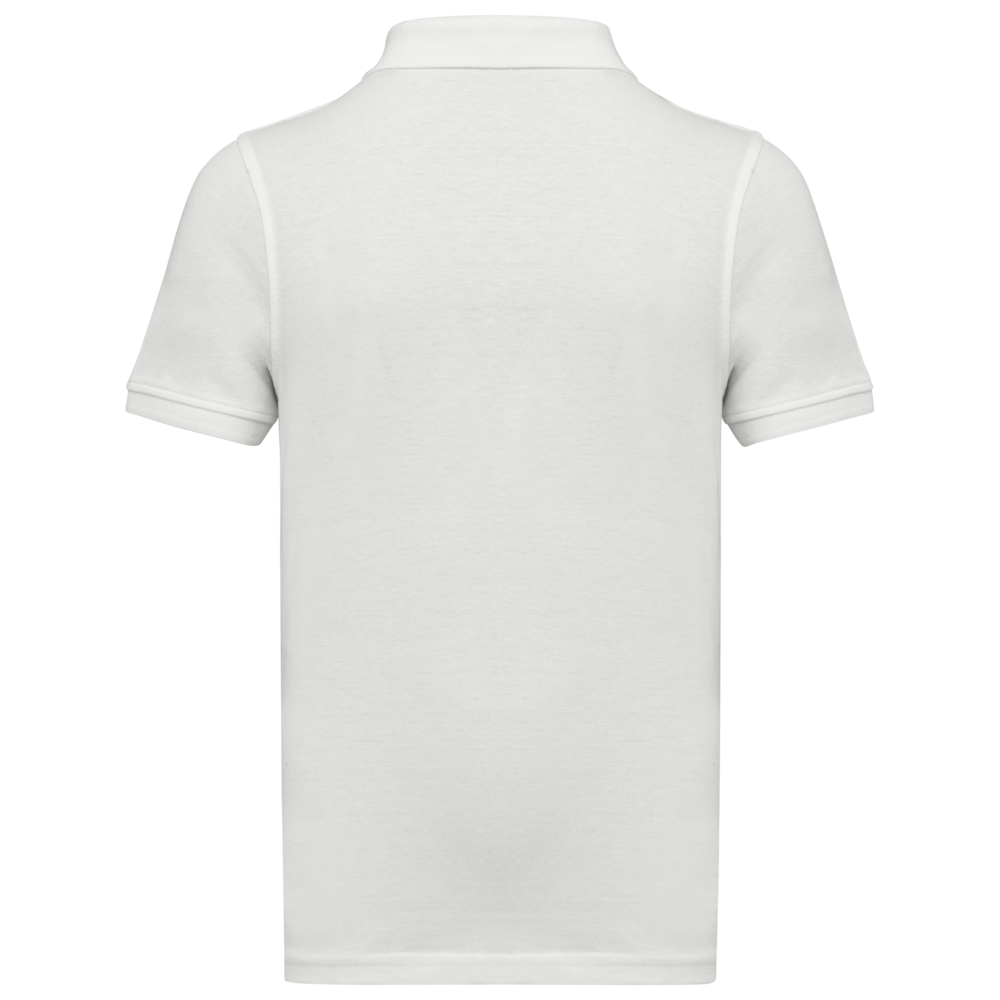 Kariban Polo van Biokatoen│Kinderen│White