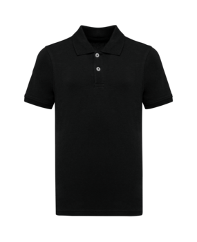 Kariban Polo van Biokatoen│Kinderen│Black
