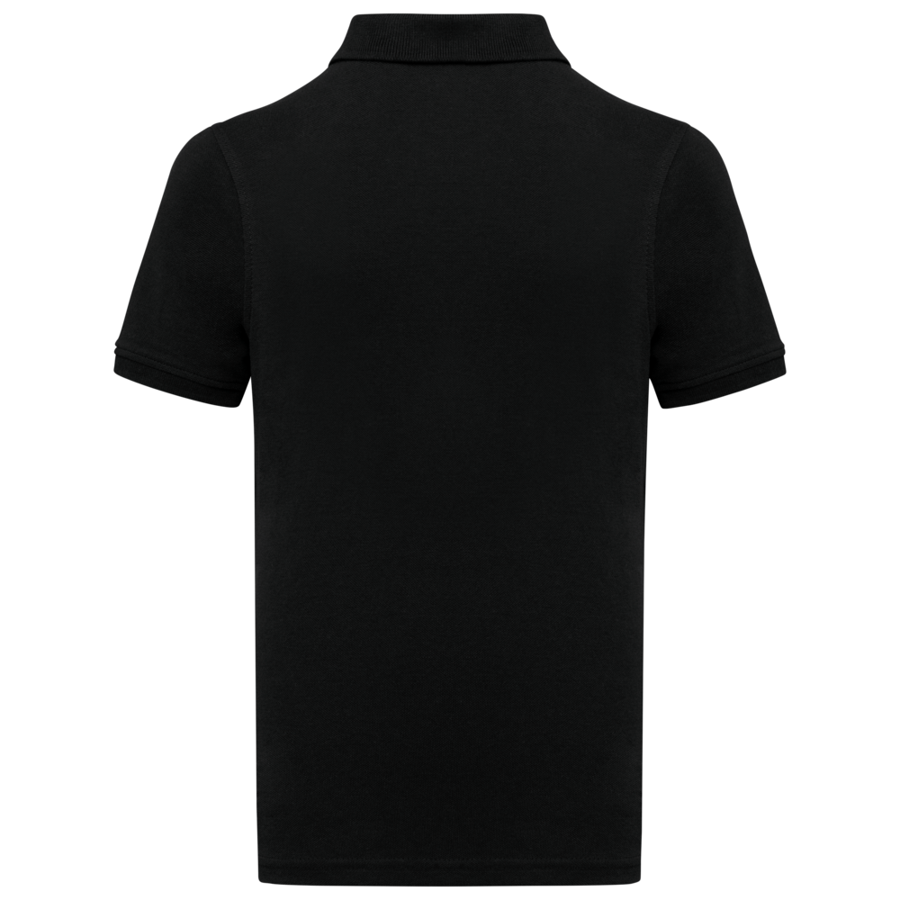 Kariban Polo van Biokatoen│Kinderen│Black