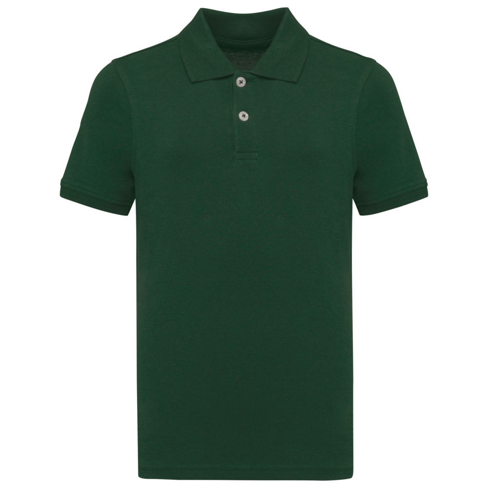Kariban Polo van Biokatoen│Kinderen│Forest Green