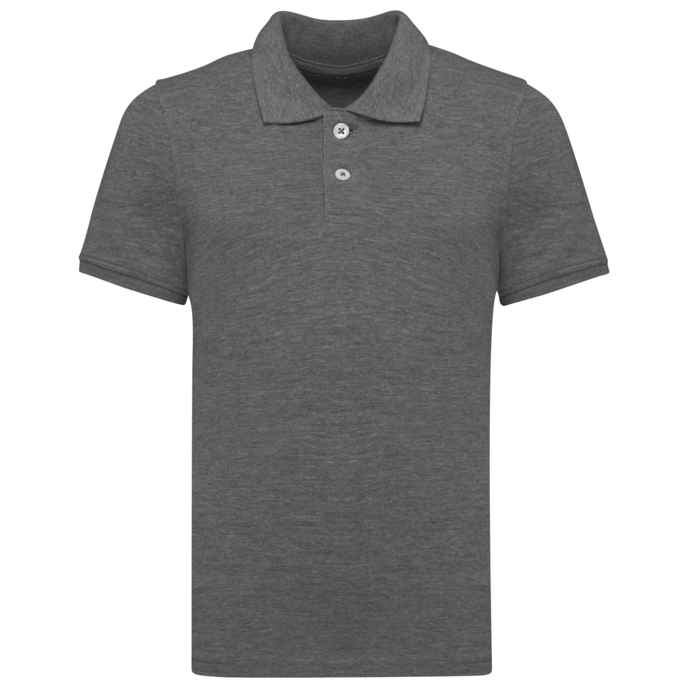Kariban Polo van Biokatoen│Kinderen | Grey Heather