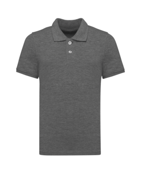 Kariban Polo van Biokatoen│Kinderen | Grey Heather