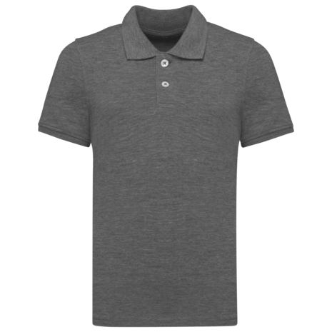 Kariban Polo van Biokatoen│Kinderen | Grey Heather