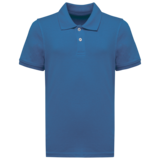 Kariban Polo van Biokatoen│Kinderen | Light Royalblue
