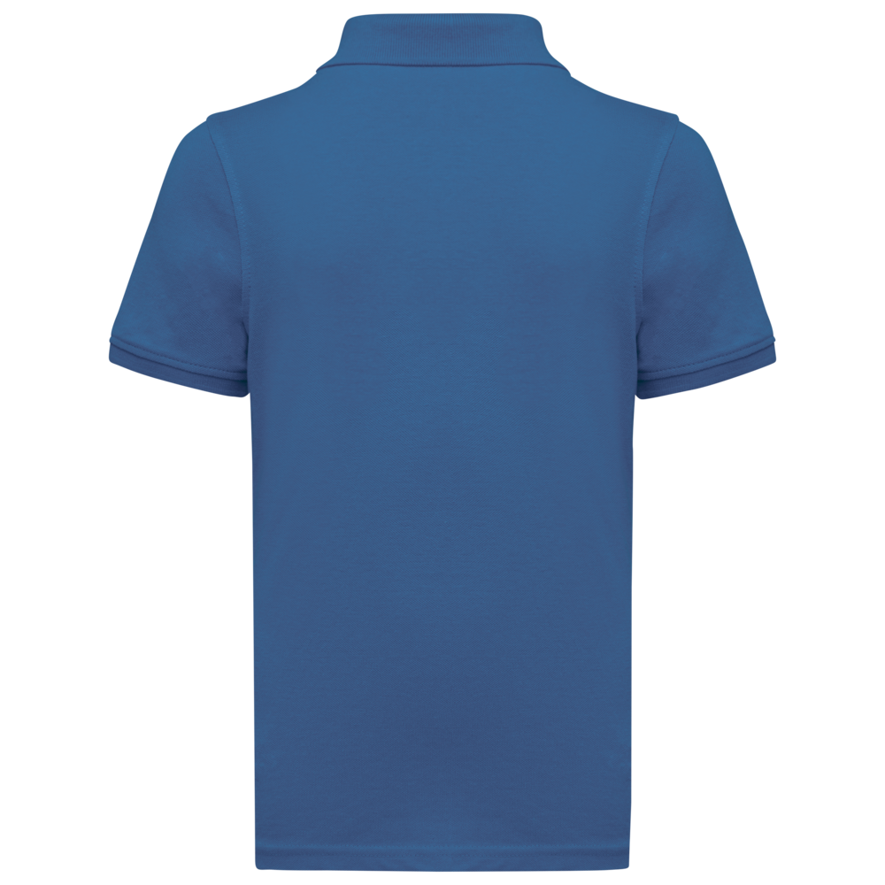 Kariban Polo van Biokatoen│Kinderen | Light Royalblue