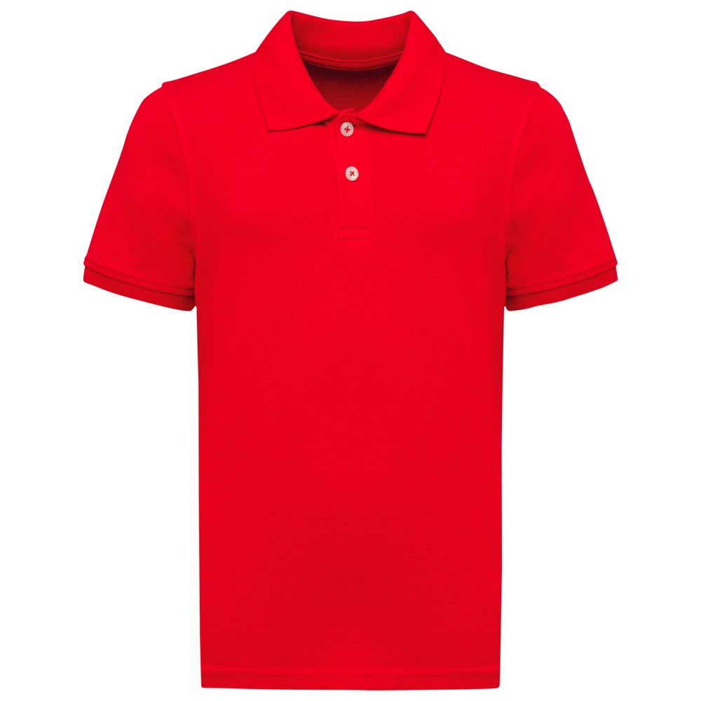 Kariban Polo van Biokatoen│Kinderen | Red