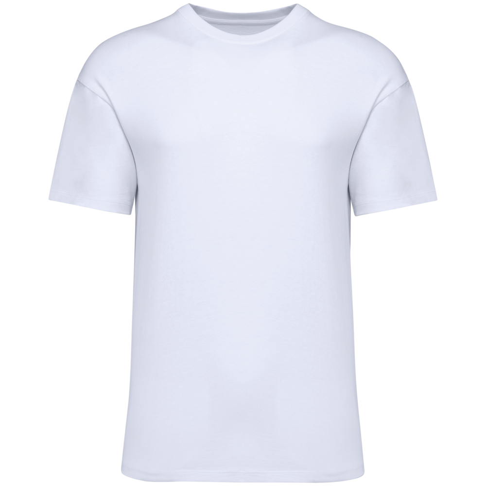 Native Spirit Unisex T-shirt met afhangende mouwen van 100% biokatoen | White