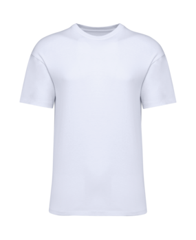 Native Spirit Unisex T-shirt met afhangende mouwen van 100% biokatoen | White