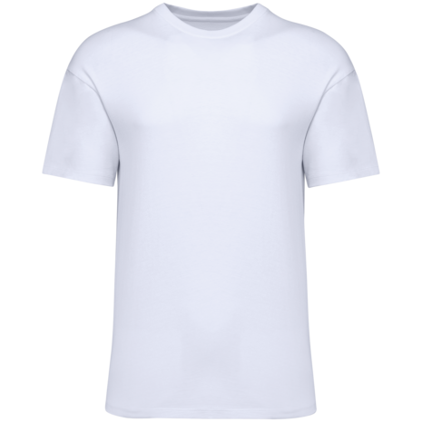 Native Spirit Unisex T-shirt met afhangende mouwen van 100% biokatoen | White