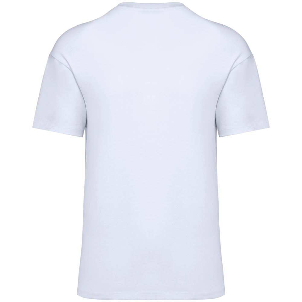 Native Spirit Unisex T-shirt met afhangende mouwen van 100% biokatoen | White