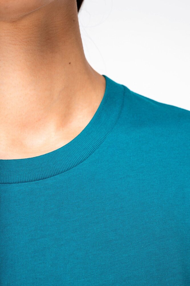 Native Spirit Unisex T-shirt met afhangende mouwen van 100% biokatoen | Peacock Green