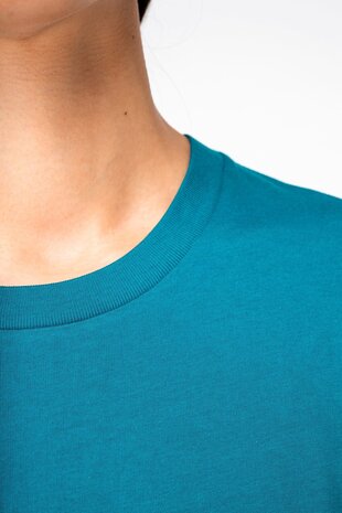 Native Spirit Unisex T-shirt met afhangende mouwen van 100% biokatoen | Peacock Green