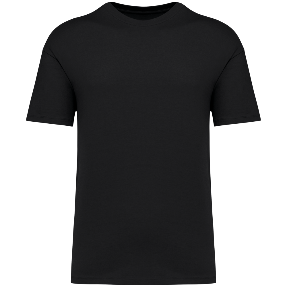 Native Spirit Unisex T-shirt met afhangende mouwen van 100% biokatoen | Black