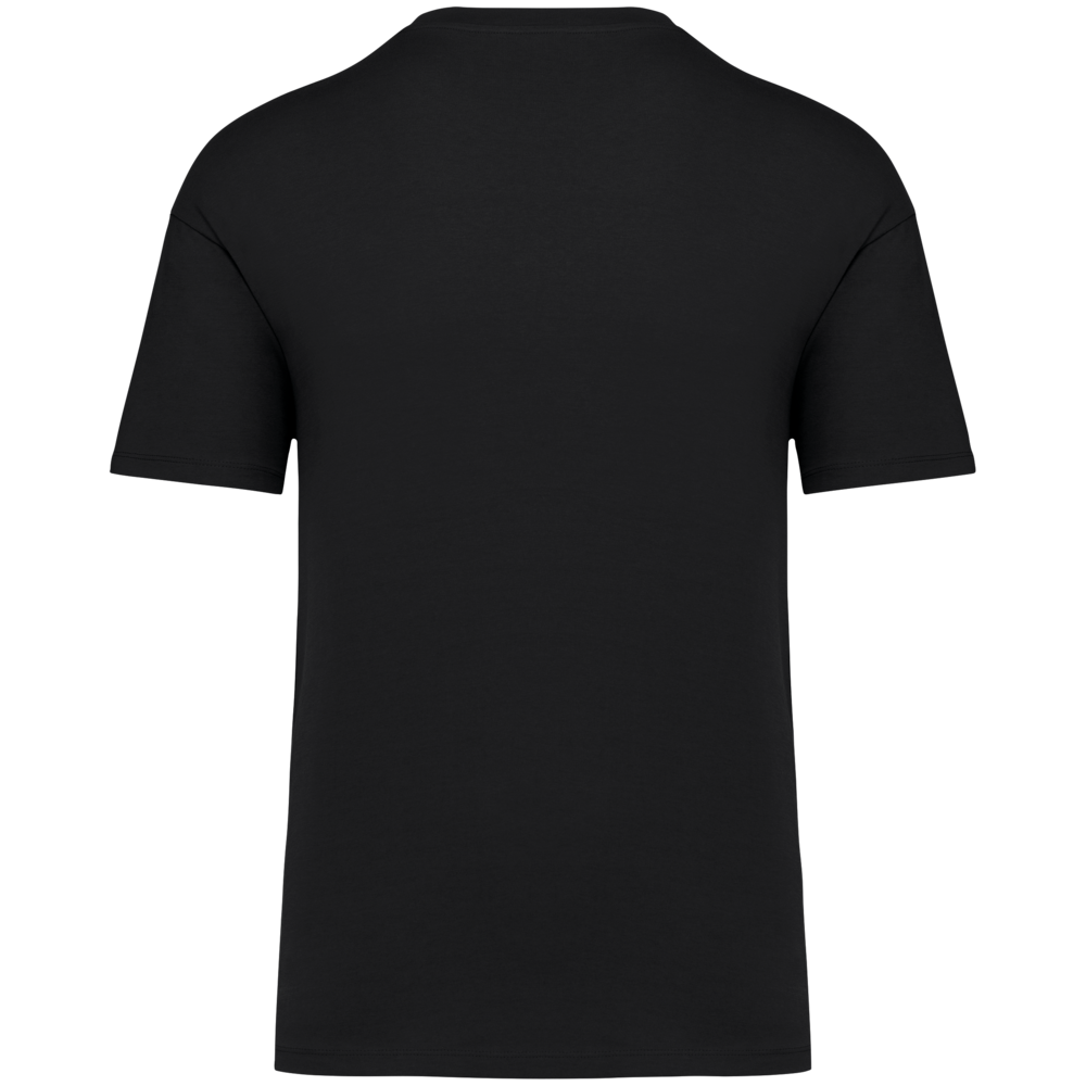 Native Spirit Unisex T-shirt met afhangende mouwen van 100% biokatoen | Black