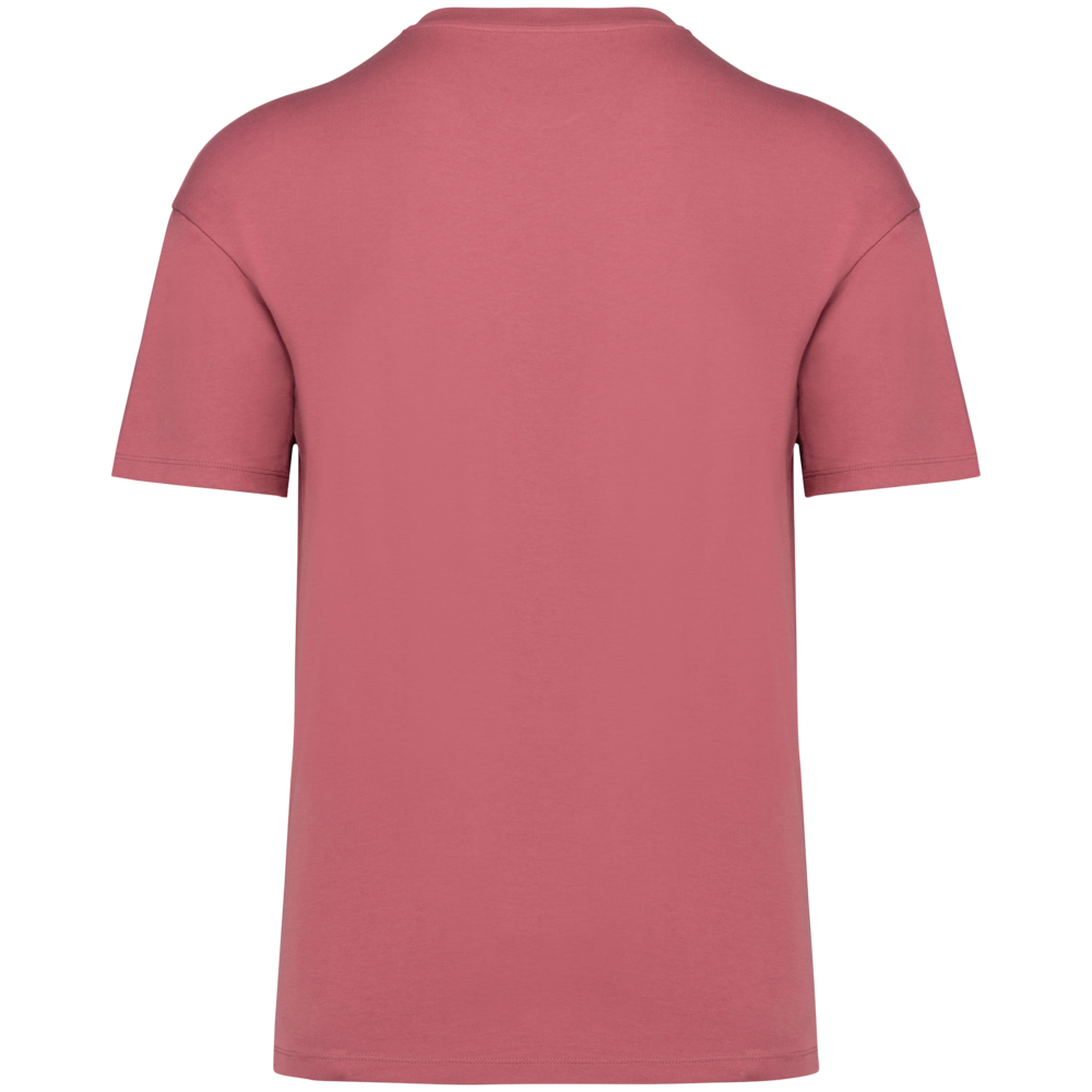 Native Spirit Unisex T-shirt met afhangende mouwen van 100% biokatoen | Antique Rose