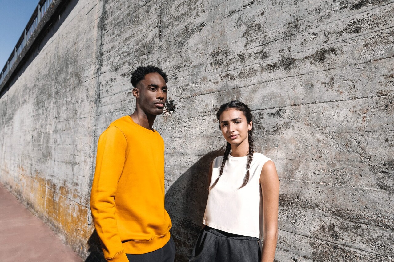 Native Spirit Eco-Friendly Dames Cropped T-shirt ronde hals | Washed Paprika