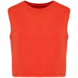 Native Spirit Eco-Friendly Dames Cropped T-shirt ronde hals | Washed Paprika