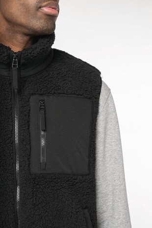 Native Spirit Ecologische uniseks bodywarmer van sherpa | Wet Sand