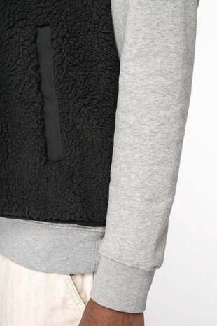 Native Spirit Ecologische uniseks bodywarmer van sherpa | Forest Khaki