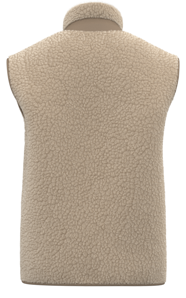 Native Spirit Ecologische uniseks bodywarmer van sherpa | Wet Sand