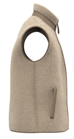 Native Spirit Ecologische uniseks bodywarmer van sherpa | Wet Sand