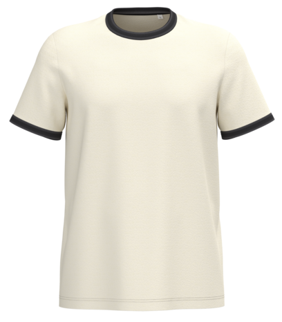 Native Spirit Kies uw eigen Jaartal | Ringer heren T-shirt zware kwaliteit | Ivory -Washed Black